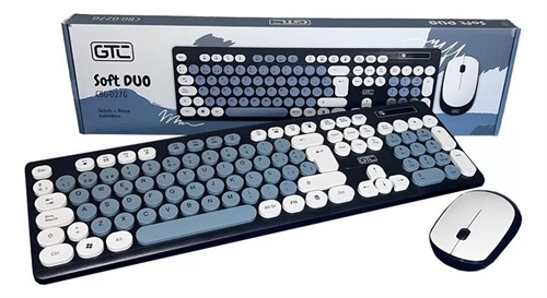 KIT TECLADO/MOUSE WIRE GTC CBG-027 GRIS/NEGRO