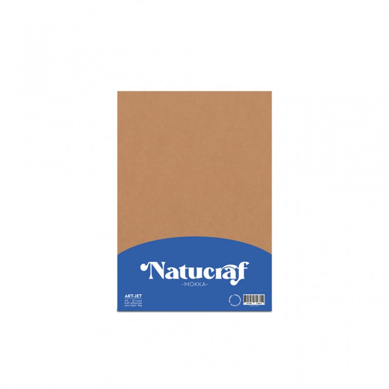 PAPEL 80G ART-JET 20H NATUCRAF LATE AUTOADHESIVO
