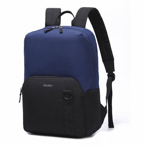 MOCHILA KOLKE ESSENTIAL NEGRO/AZUL ANTIROBO KVM-65