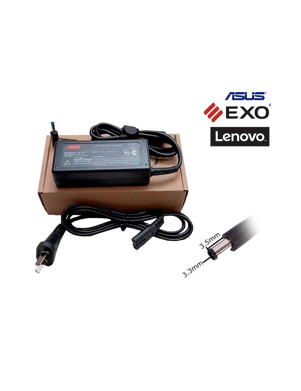 CARGADOR NB SHURE SH-CNF24W-1 12v 2a P/LENOVO EXO