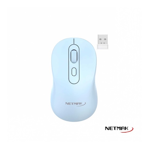 MOUSE WIRE BT NETMAK M640 RECARGABLE