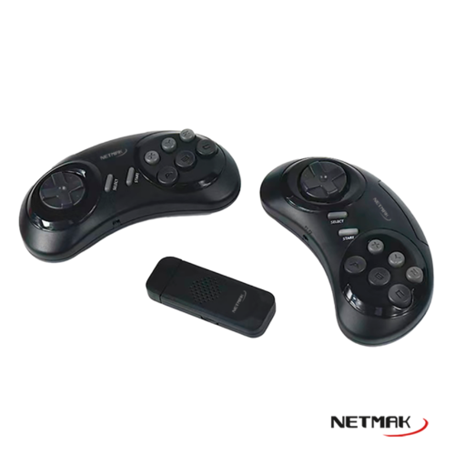 CONSOLA GAMER MINI NETMAK 4K 5000 JUEGOS C/ JOYSTI