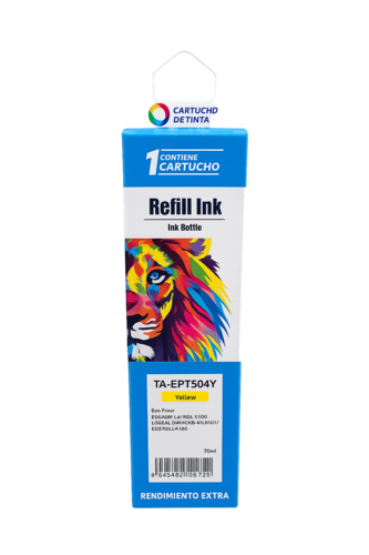 BOT. ALT. EPSON T504 AMARILLO PREMIUM 70ML C/PICO