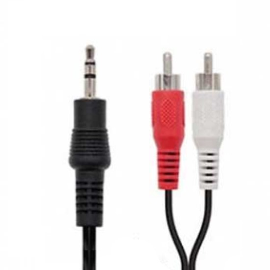 CABLE AUDIO 1PLUG/2RCA 5M