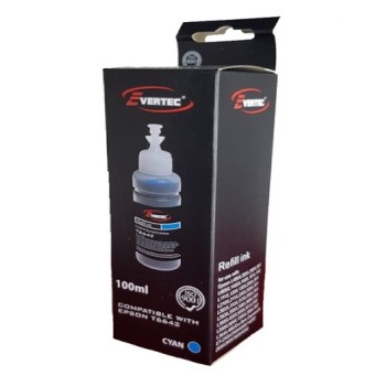 BOT. ALT. EPSON T664 CYAN EVERTEC 100ML P/L210/310
