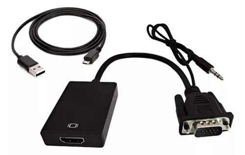 CONVERSOR VGA+AUDIO M / HDMI H NETMAK C63 PLUG 3.5