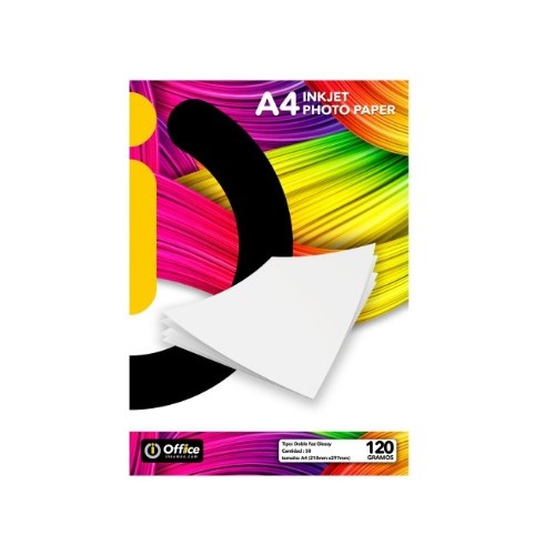 PAPEL 120G FOTO GLOSSY OFFICE 50H D/FAZ