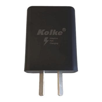 CARGADOR CELU KOLKE 1USB C/CABLE TIPO C - 3.6A QC3